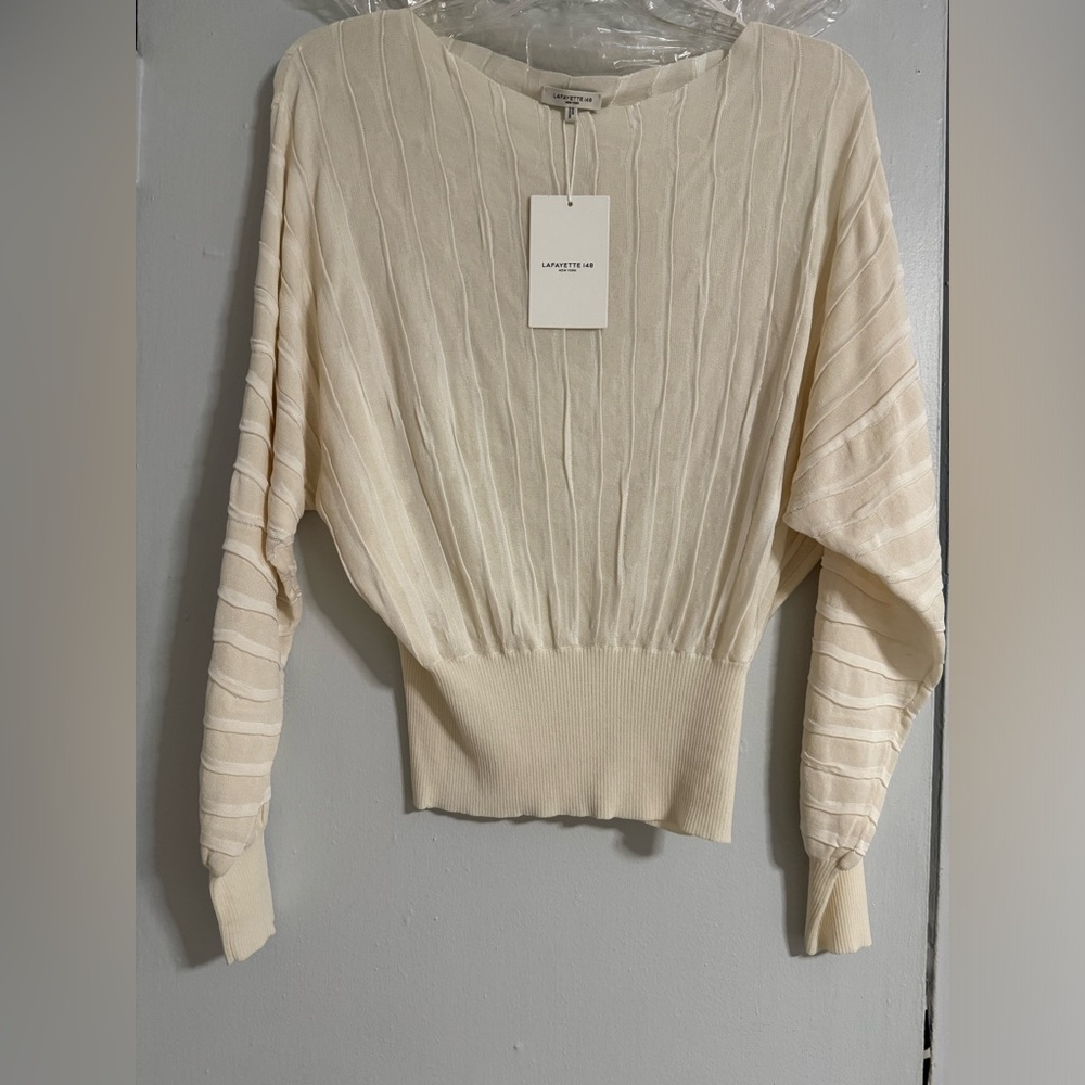 Lafayette 148 New York sheer top
